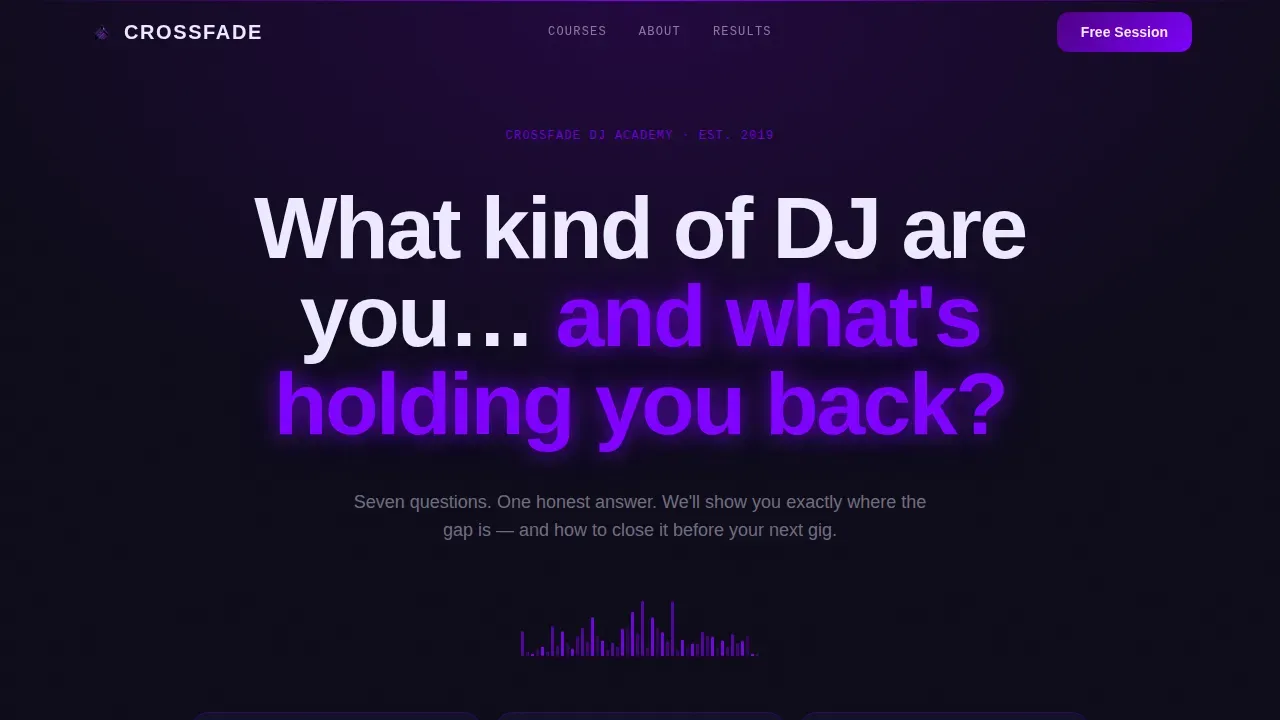 Music & Performing Arts School Professional Website Template
