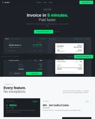 Micro-SaaS & Developer Tools Professional Website Template