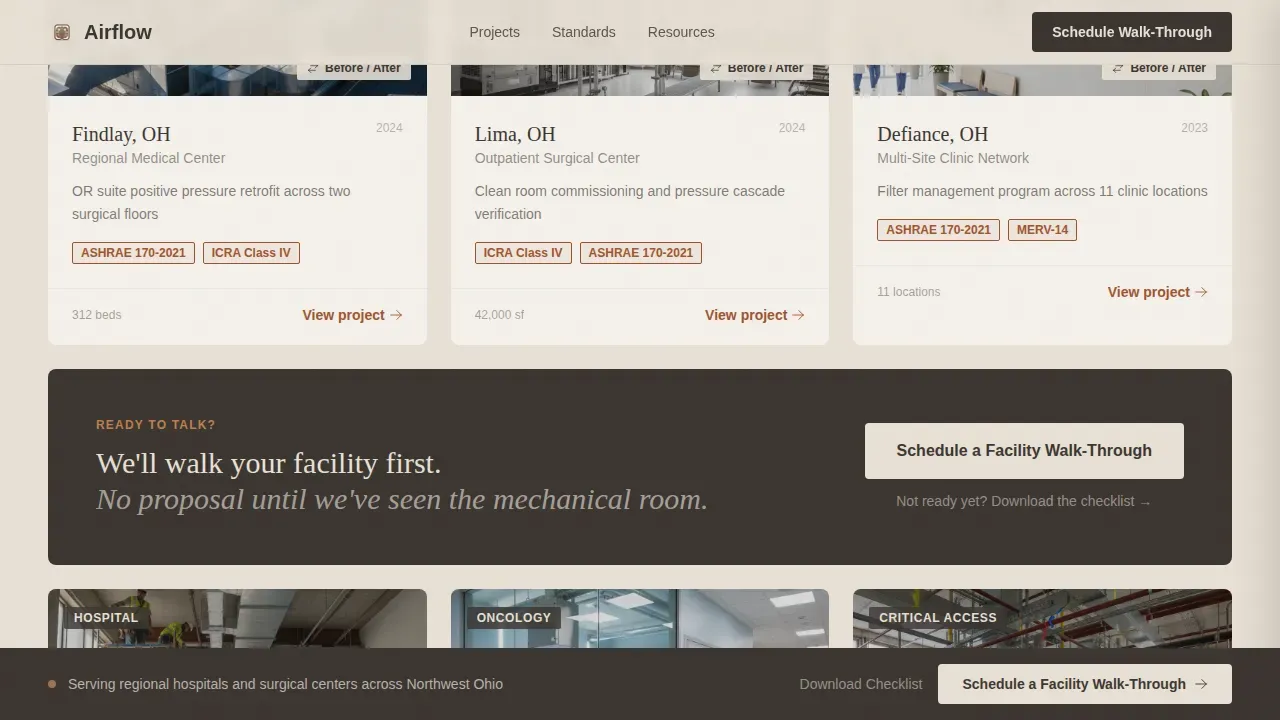 Hospital & Clinic Construction Directory Website Template