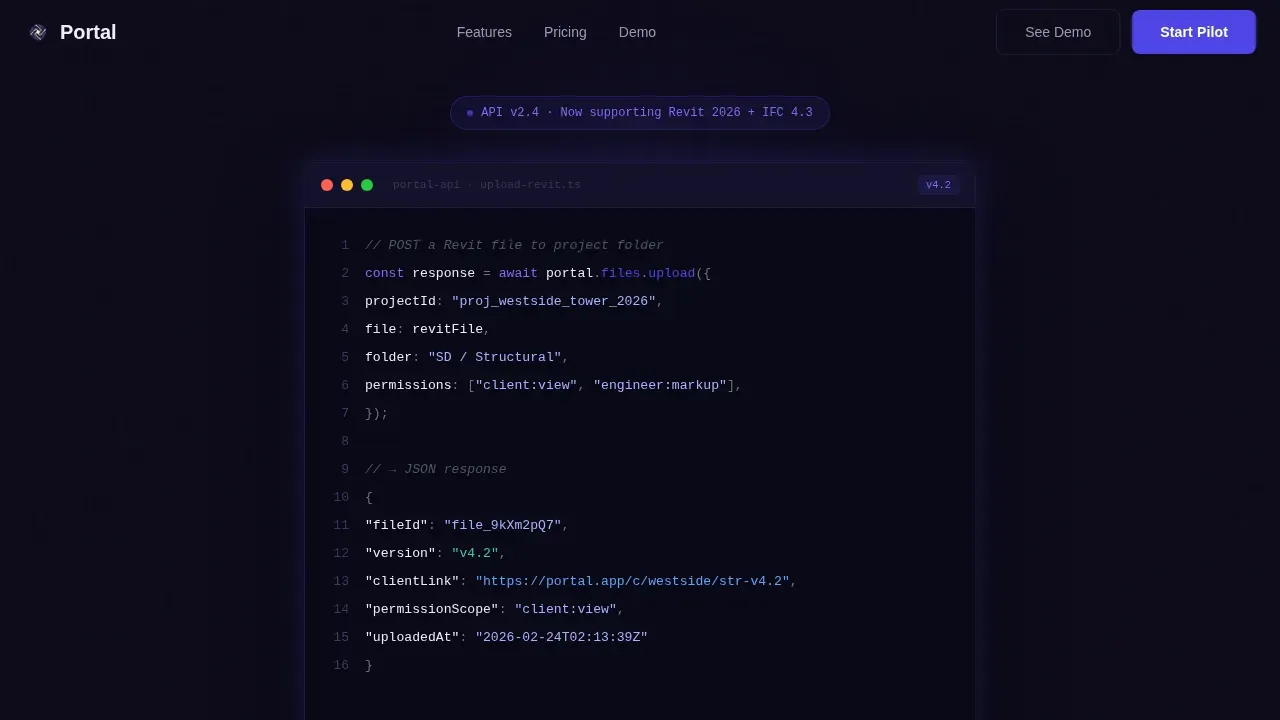 Architecture Digital Presence Professional Website Template