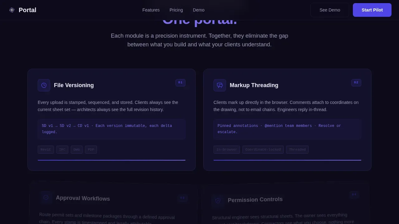 Architecture Digital Presence Professional Website Template