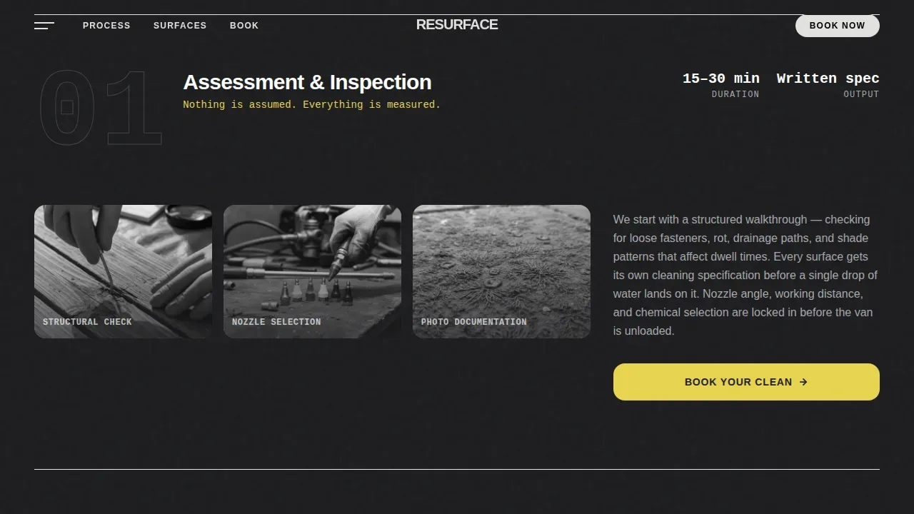 Patio & Deck Renovation Booking Website Template