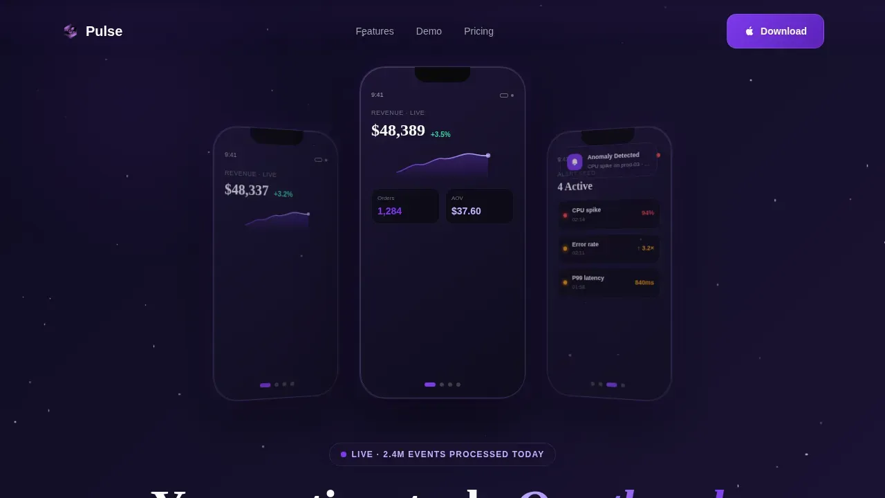 SaaS Software & SaaS Professional Website Template