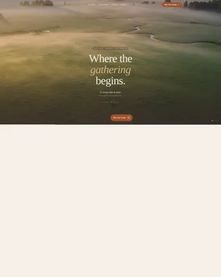 Elegant Tent Rental Landing Page Template