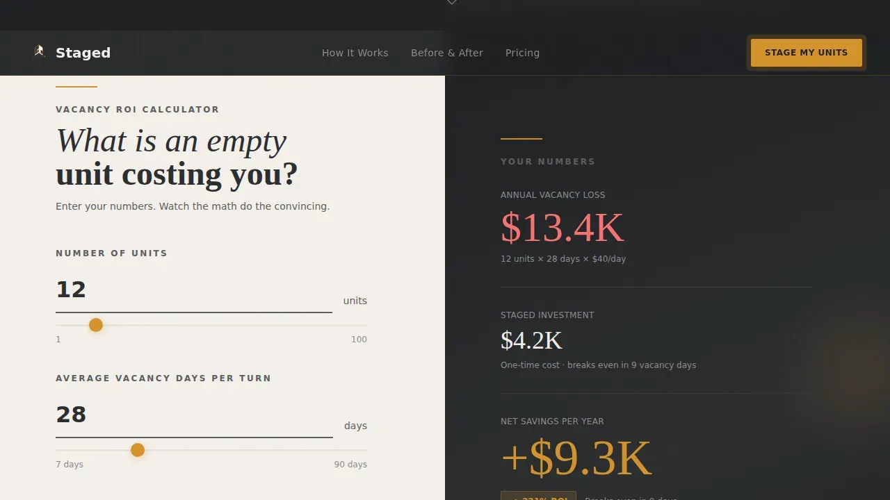 Student Housing Real Estate Pricing Website Template