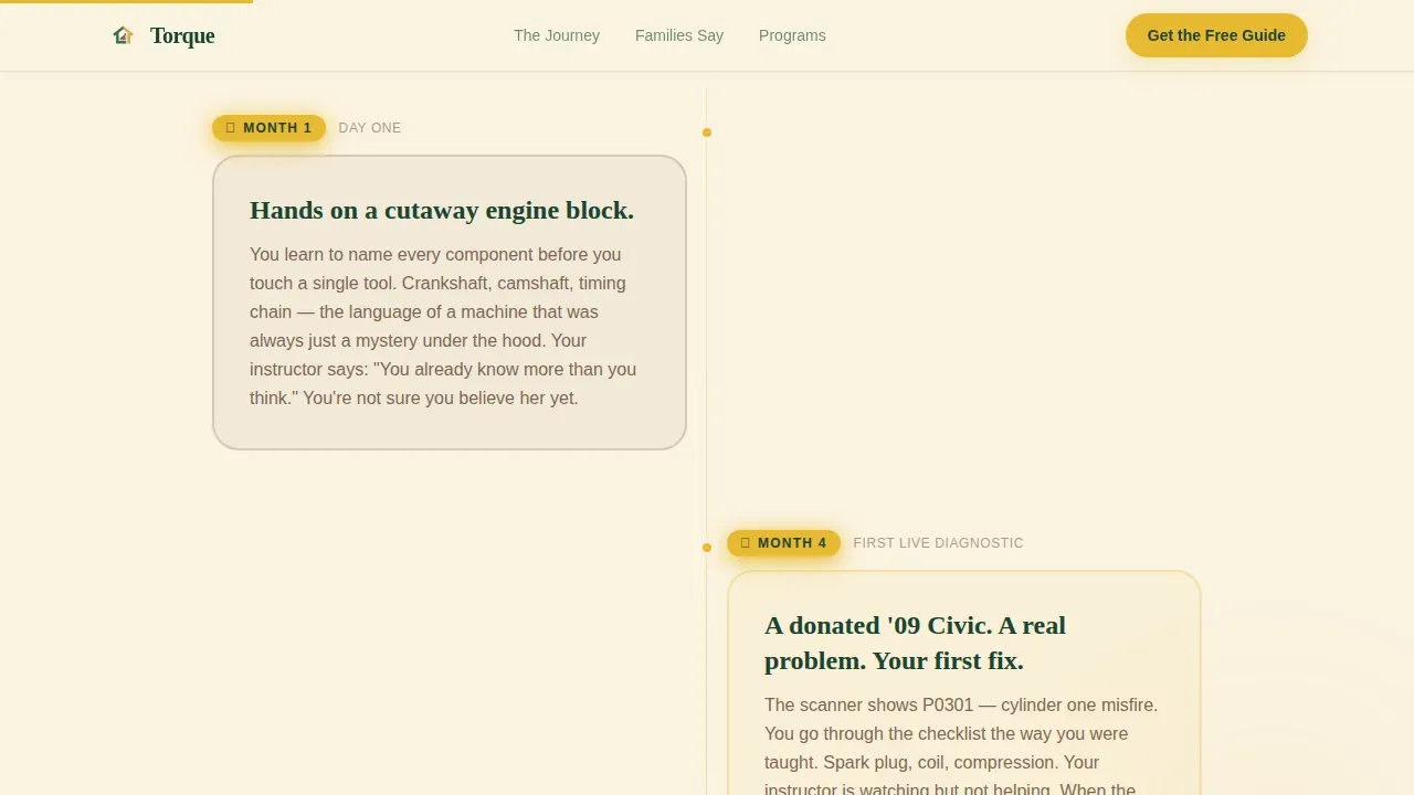 Vocational & Trade School Careers Website Template