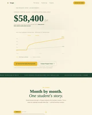 Vocational & Trade School Careers Website Template