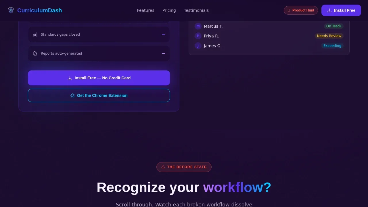 EdTech Startup Reviews Website Template