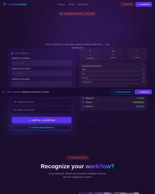 EdTech Startup Reviews Website Template