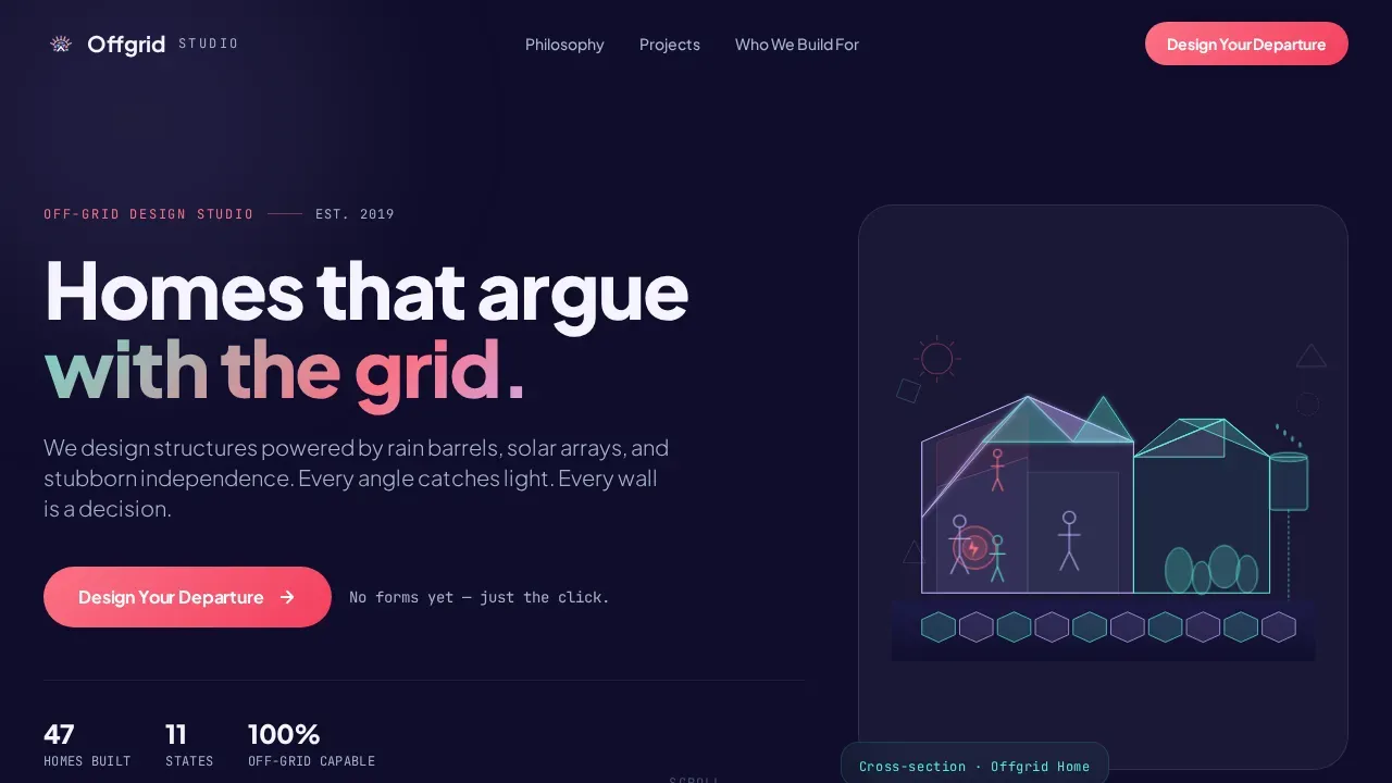 Residential Specialty Design Professional Website Template