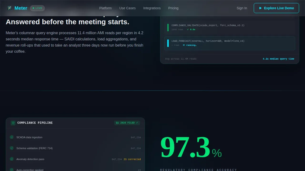 Utility Company Vertical SaaS Professional Website Template