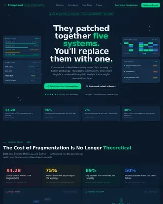 Pharmaceutical Software & SaaS Directory Website Template