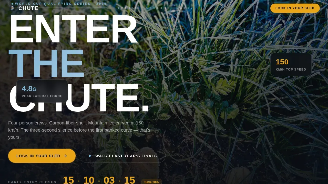 Bobsled Professional Website Template