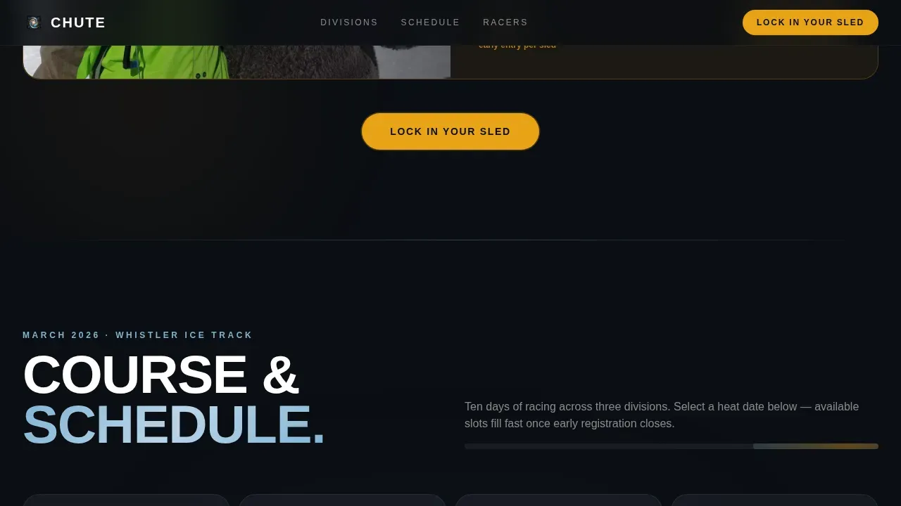 Bobsled Professional Website Template