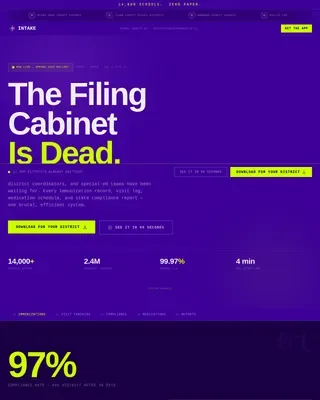 Education Software Booking Website Template
