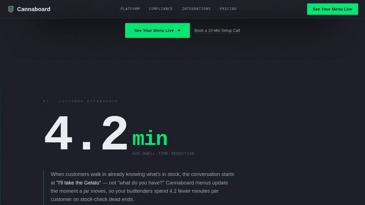 Cannabis Digital Presence Professional Website Template