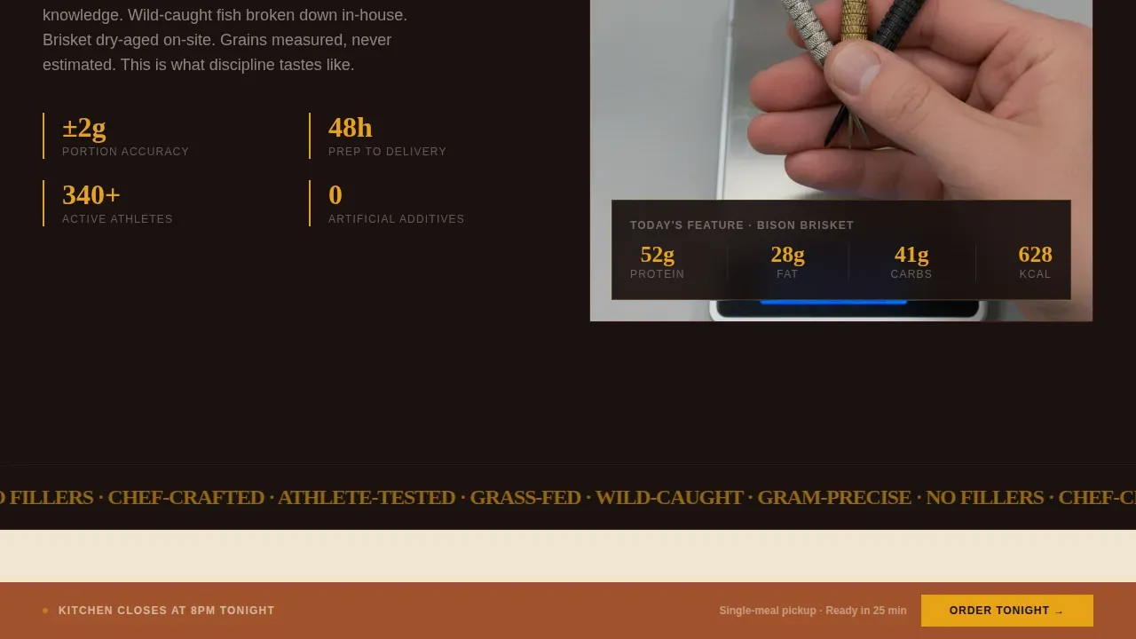 High Performance Nutrition | Free Website Template | Rocket