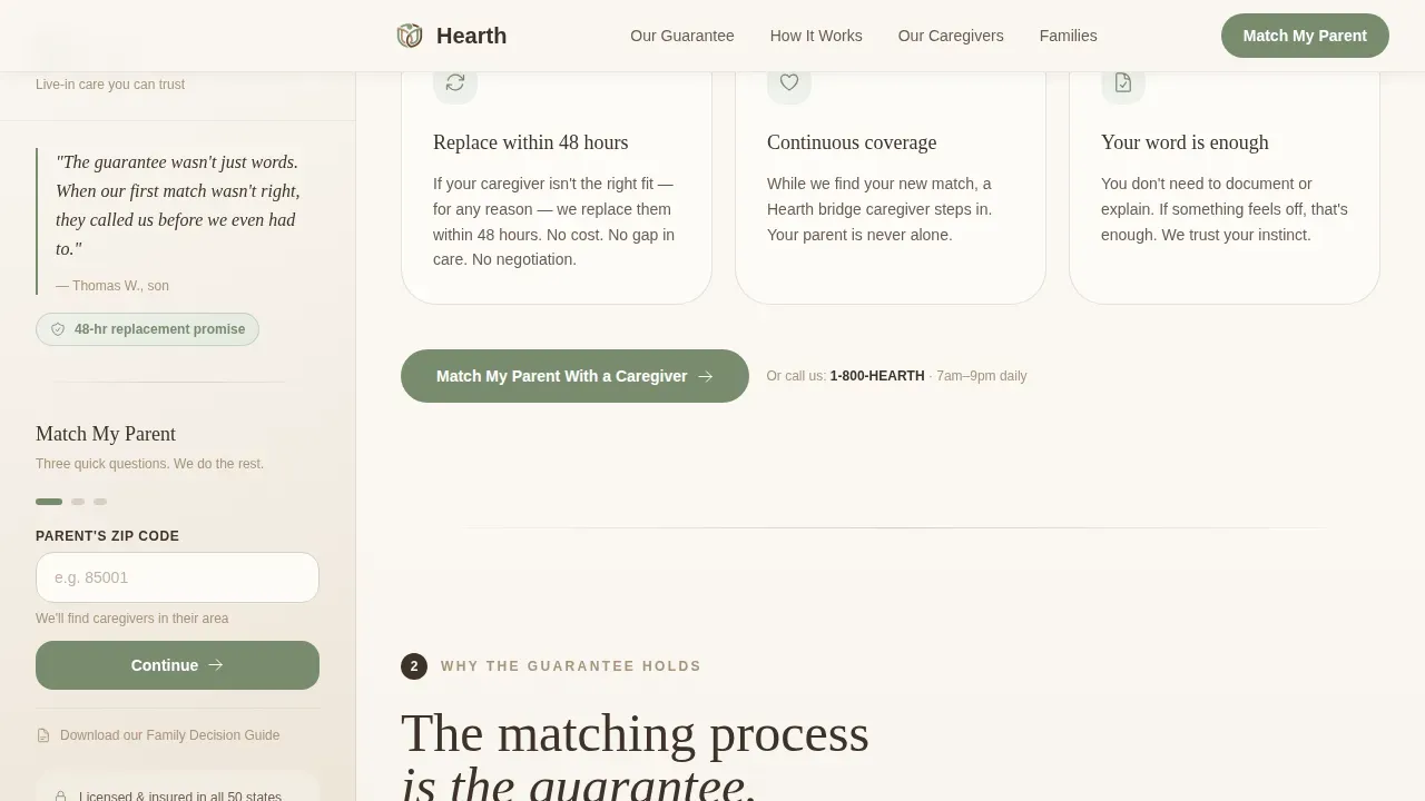 Home Care Agency Professional Website Template