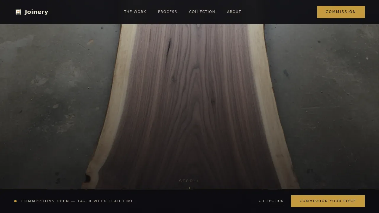 Craftsman Architecture Blog Website Template