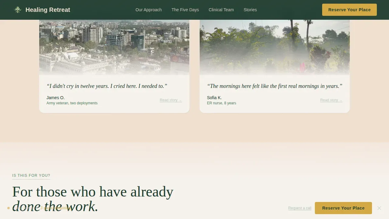 Wellness Modalities Professional Website Template