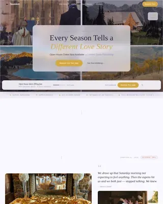 Wedding Venue Booking Website Template