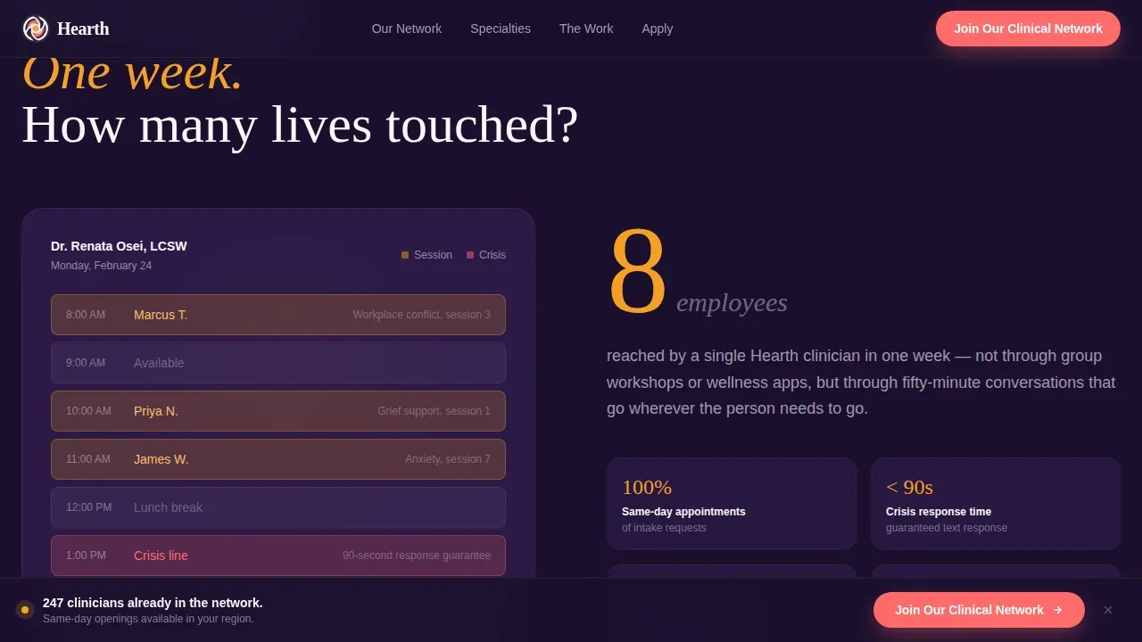 Employee Wellness & Benefits Reviews Website Template