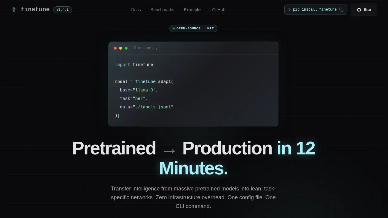 Transfer Learning Technology Professional Website Template