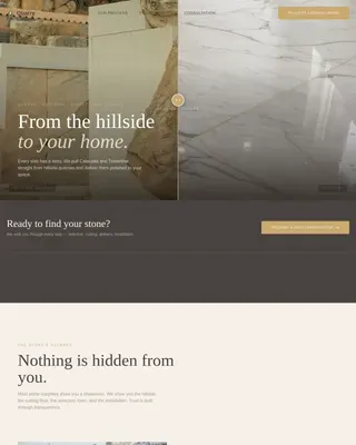 Marble Products & Blog Website Template