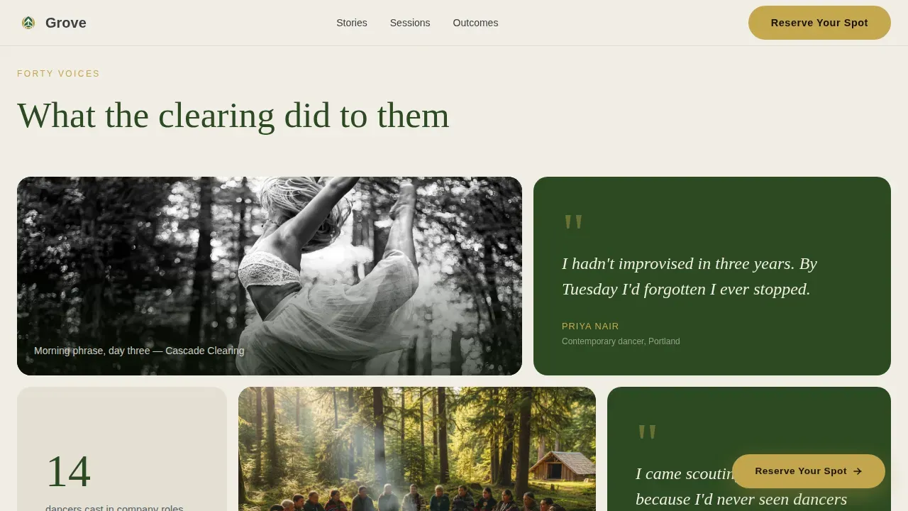 Dance Fitness Booking Website Template