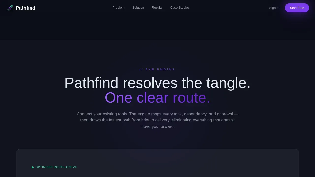 Agency Workflow Optimization Landing Page Template