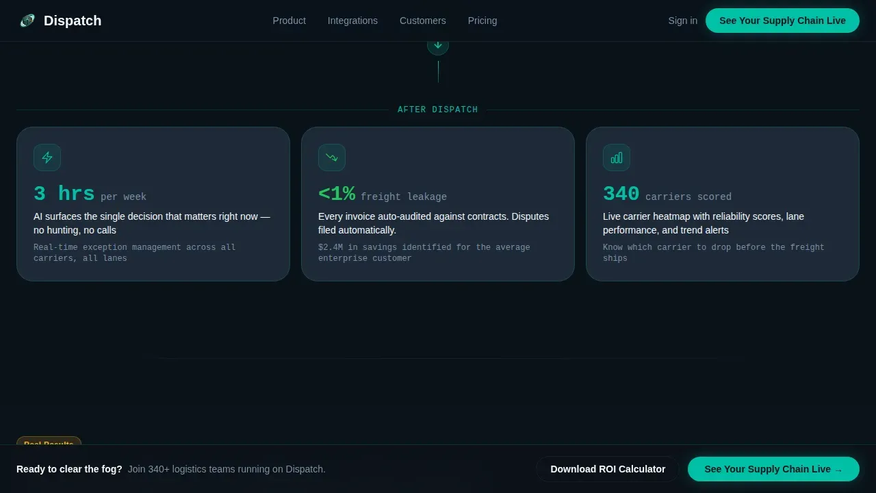 AI for Logistics Professional Website Template