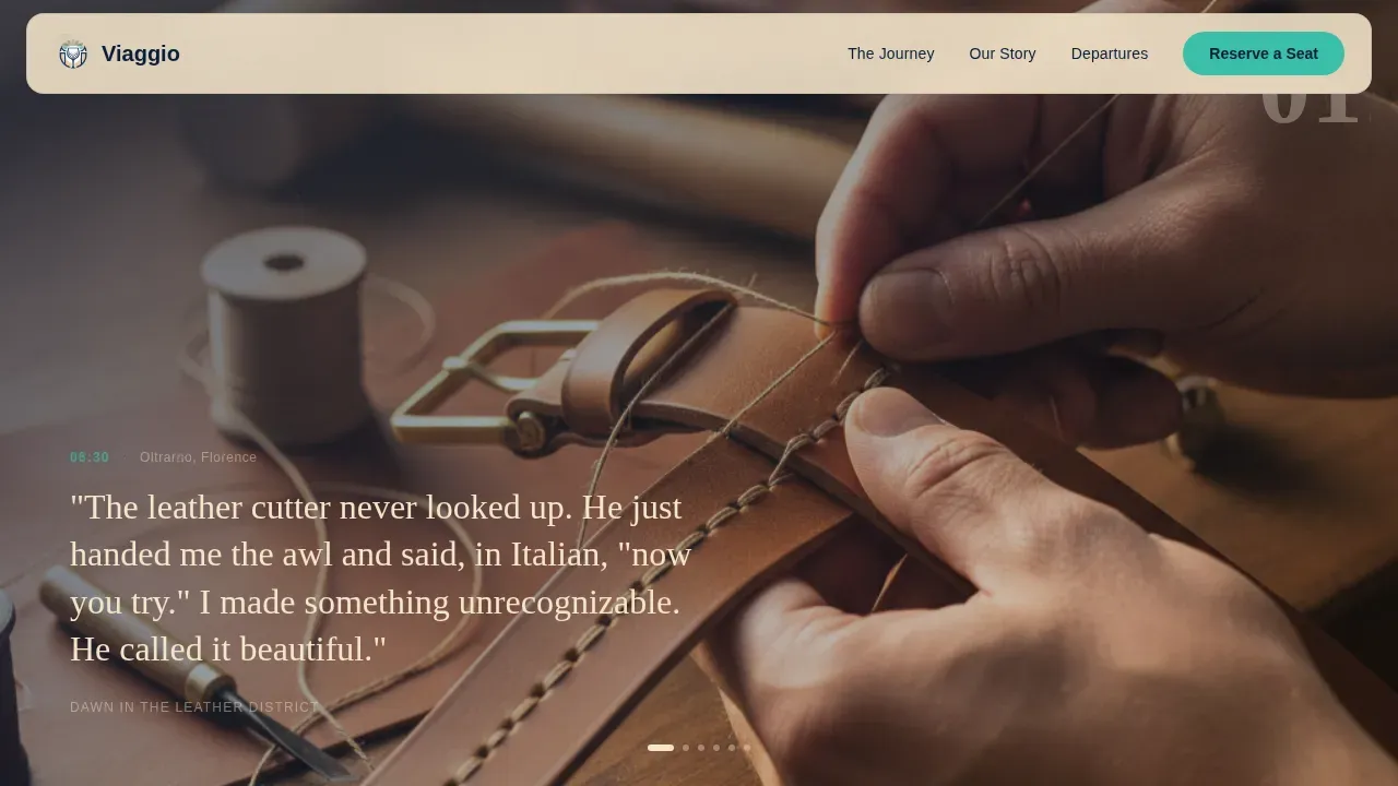 Italy Travel Booking Website Template