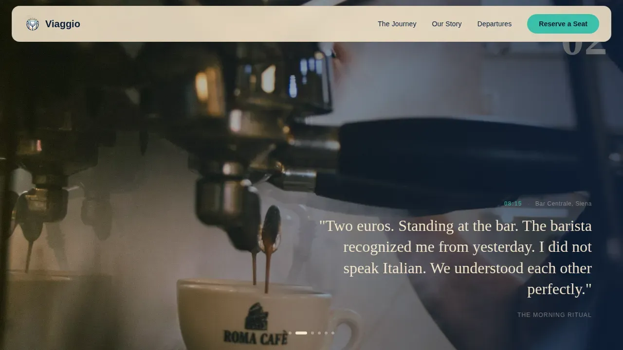 Italy Travel Booking Website Template