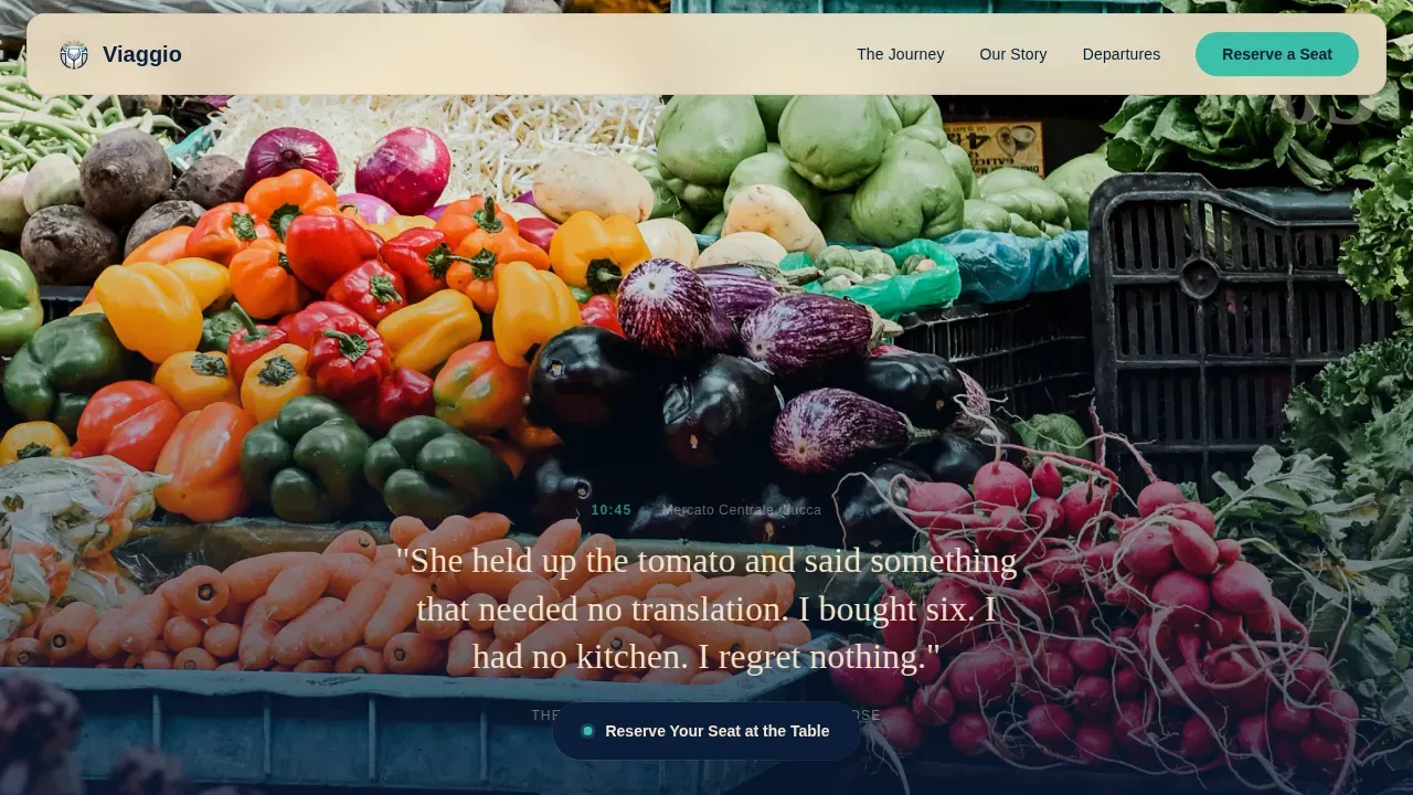 Italy Travel Booking Website Template