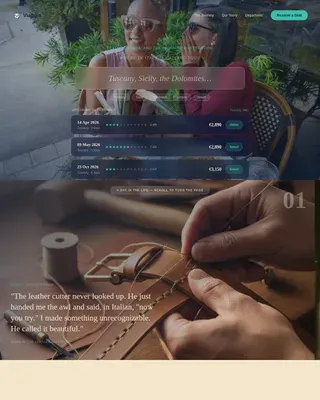 Italy Travel Booking Website Template