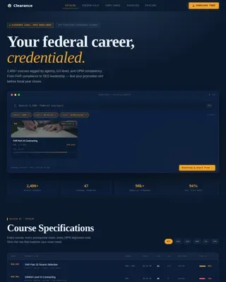 Government Digital Presence Careers Website Template