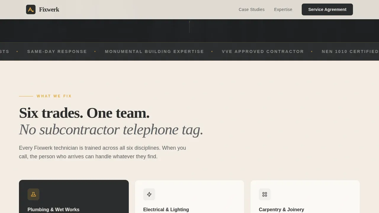 Reliable B2B Maintenance | Free Website Template | Rocket