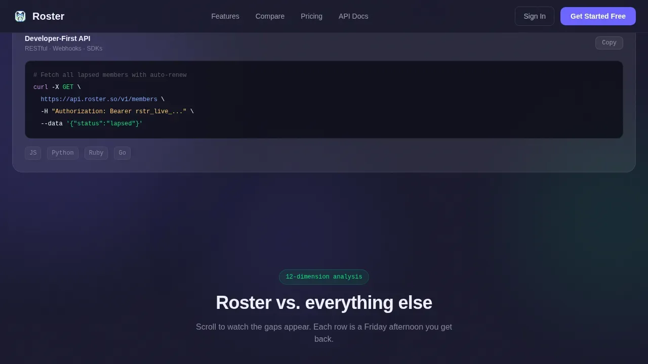 Software & SaaS Comparison Website Template
