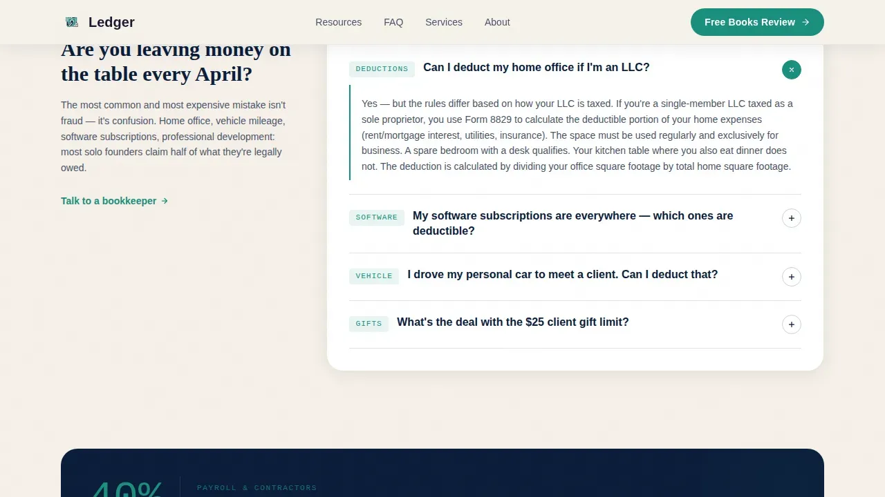 Stats-First Bookkeeper frequently asked question Resource Hub Landing Page