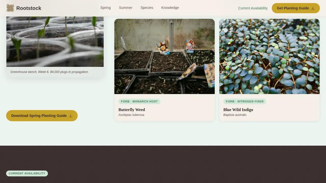 Advanced Nursery & Plant Farm Portfolio & Case Study Website Template