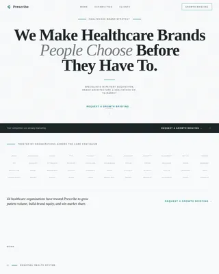 Healthcare Marketing Agency Landing Page Template