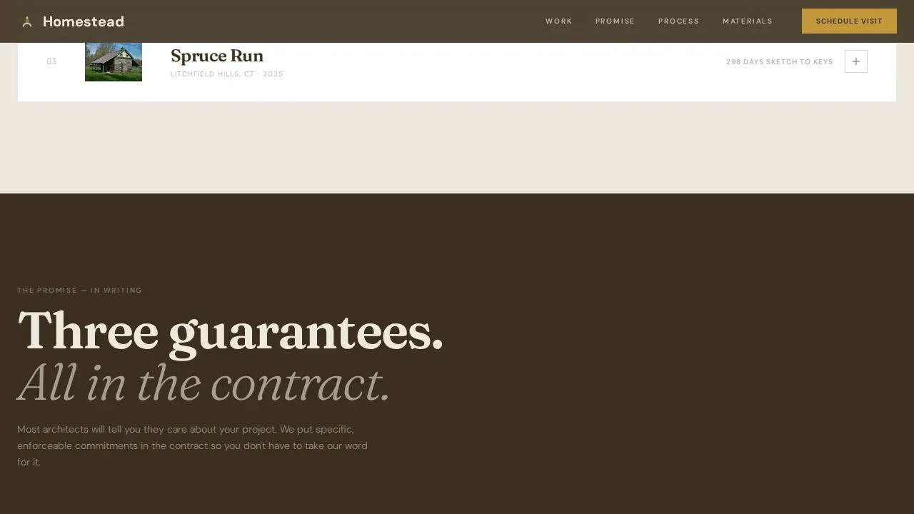 Agrarian Architect Landing Page Template