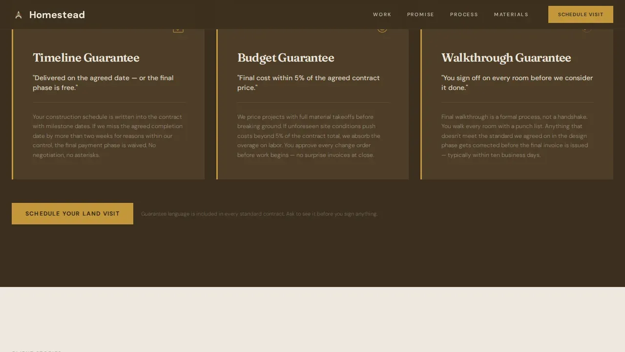 Agrarian Architect Landing Page Template