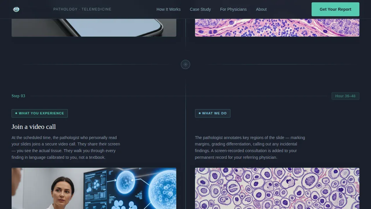 Pathology Medicine Professional Website Template