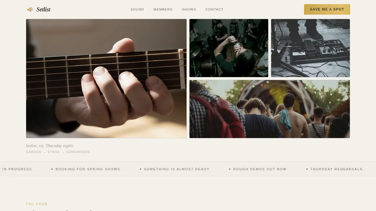 Side Project & Hobby Showcase Pre-Launch Website Template
