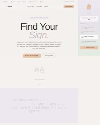 Language School Professional Website Template
