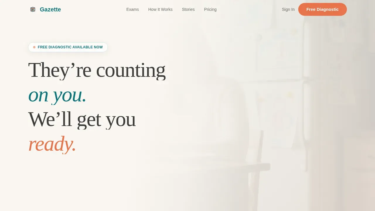Test Prep & Exam Coaching Blog Website Template