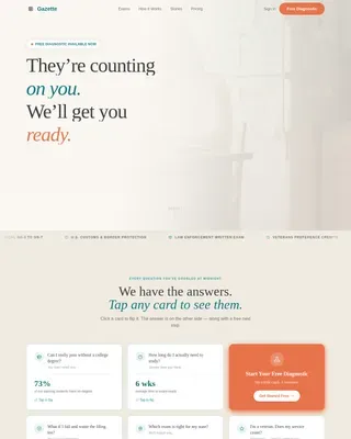 Test Prep & Exam Coaching Blog Website Template