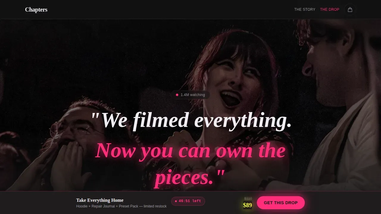 Content Creator Professional Website Template
