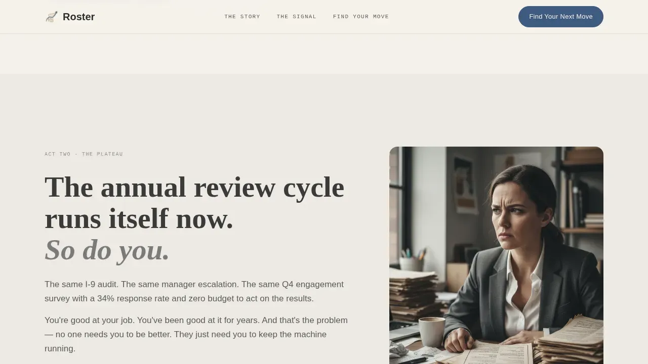 HR & People Ops Newsletter Careers Website Template